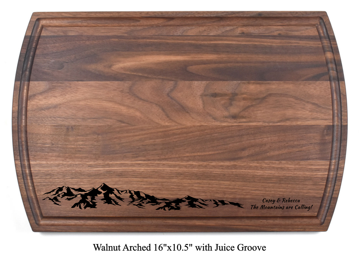 Personalized Cutting Board - The Mountains are Calling - 121