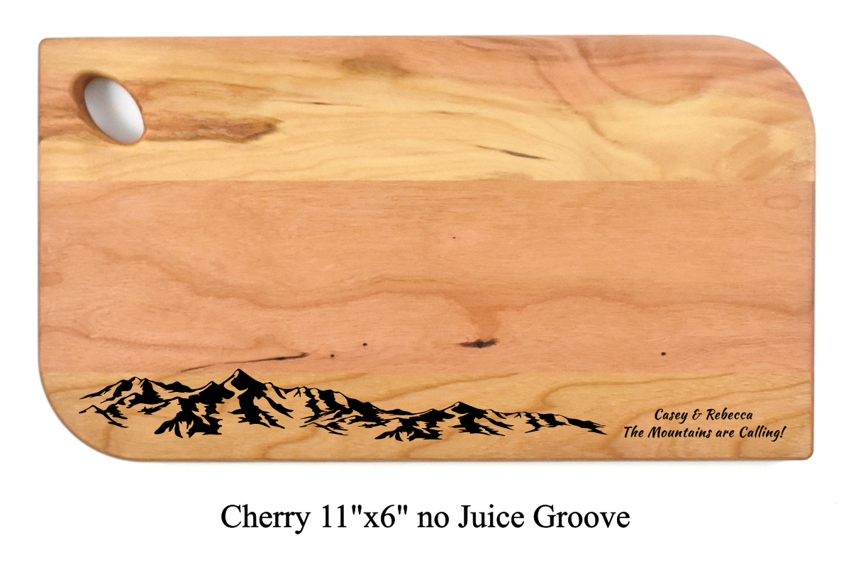 Personalized Cutting Board - The Mountains are Calling - 121