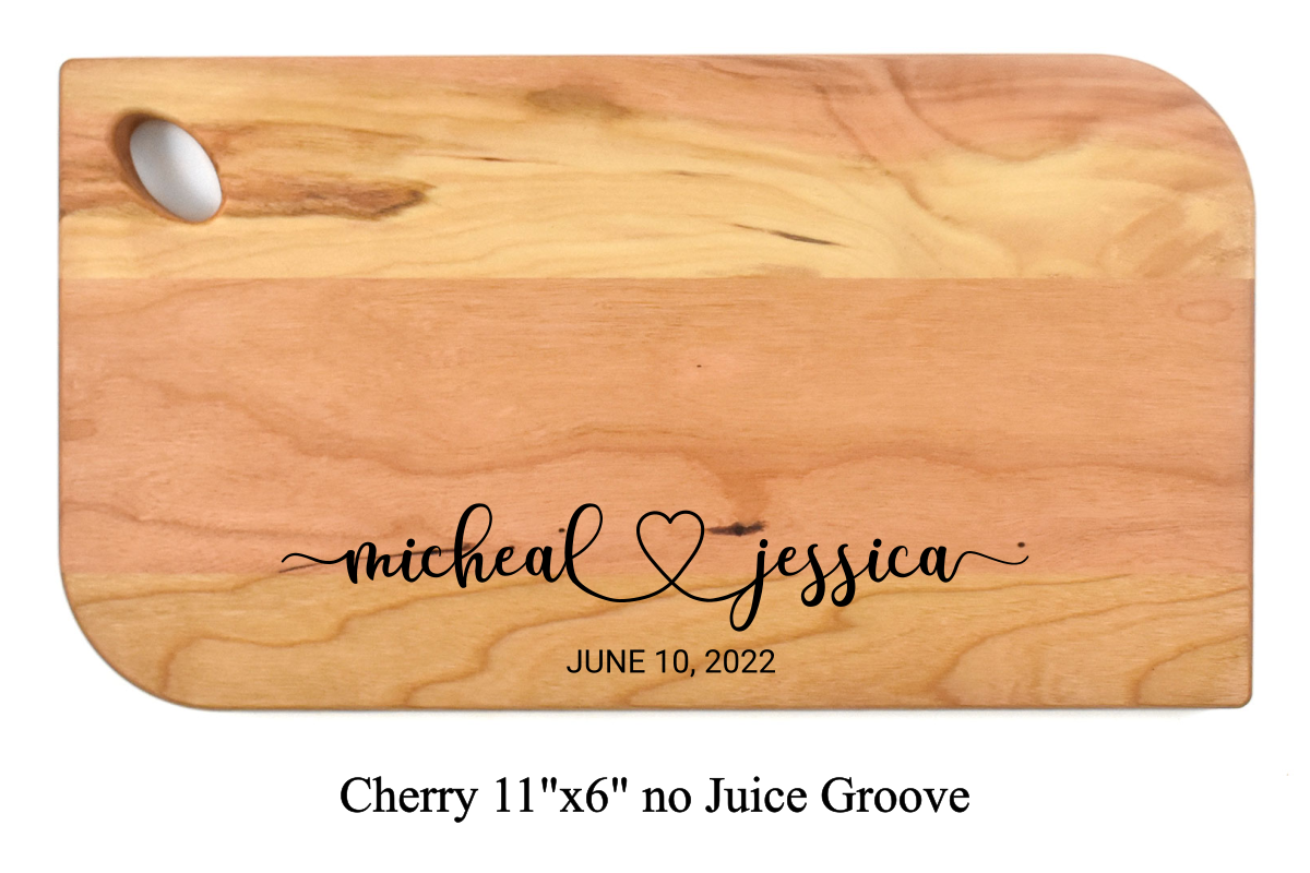 The Happy Couple - Personalized Cutting Board - 048