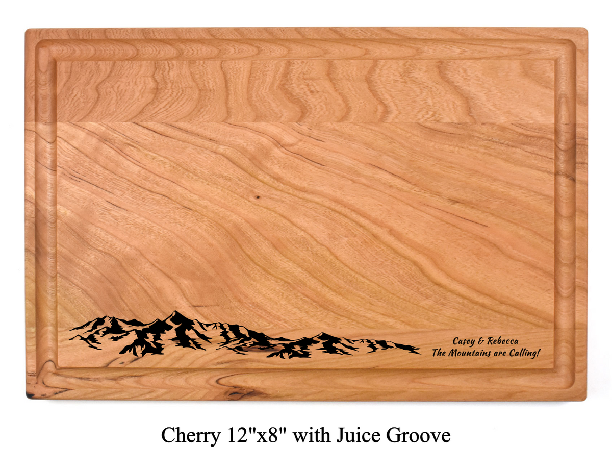 Personalized Cutting Board - The Mountains are Calling - 121