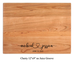 The Happy Couple - Personalized Cutting Board - 048 18