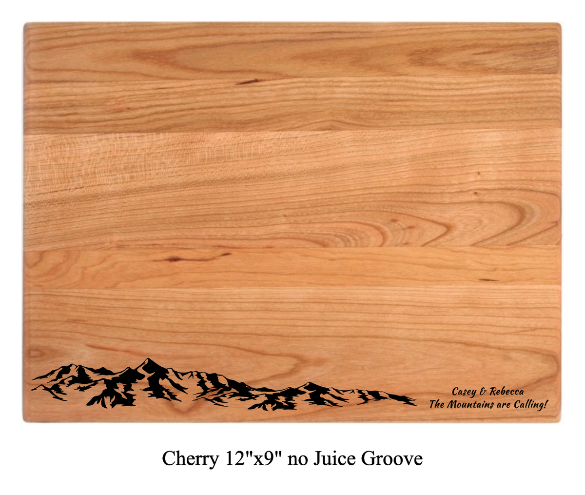 Personalized Cutting Board - The Mountains are Calling - 121