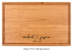The Happy Couple - Personalized Cutting Board - 048 33