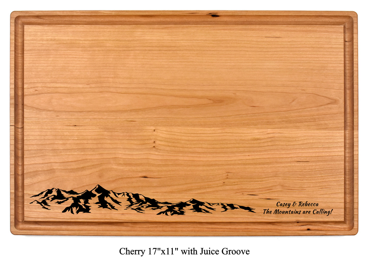 Personalized Cutting Board - The Mountains are Calling - 121