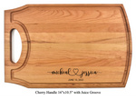 The Happy Couple - Personalized Cutting Board - 048 36