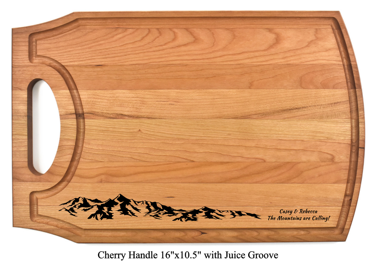 Personalized Cutting Board - The Mountains are Calling - 121