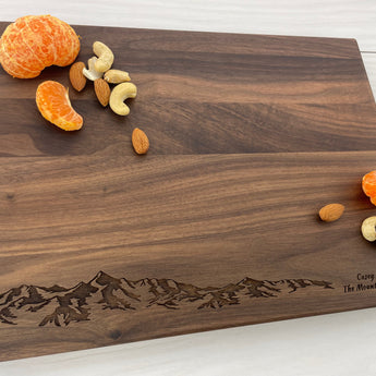 Personalized Cutting Board - The Mountains are Calling - 121