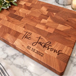 Personalized Signature End Grain Butcher Block 6