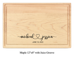 The Happy Couple - Personalized Cutting Board - 048 29