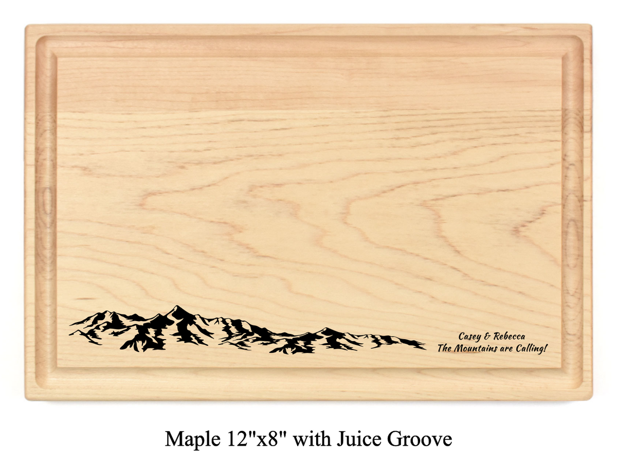 Personalized Cutting Board - The Mountains are Calling - 121