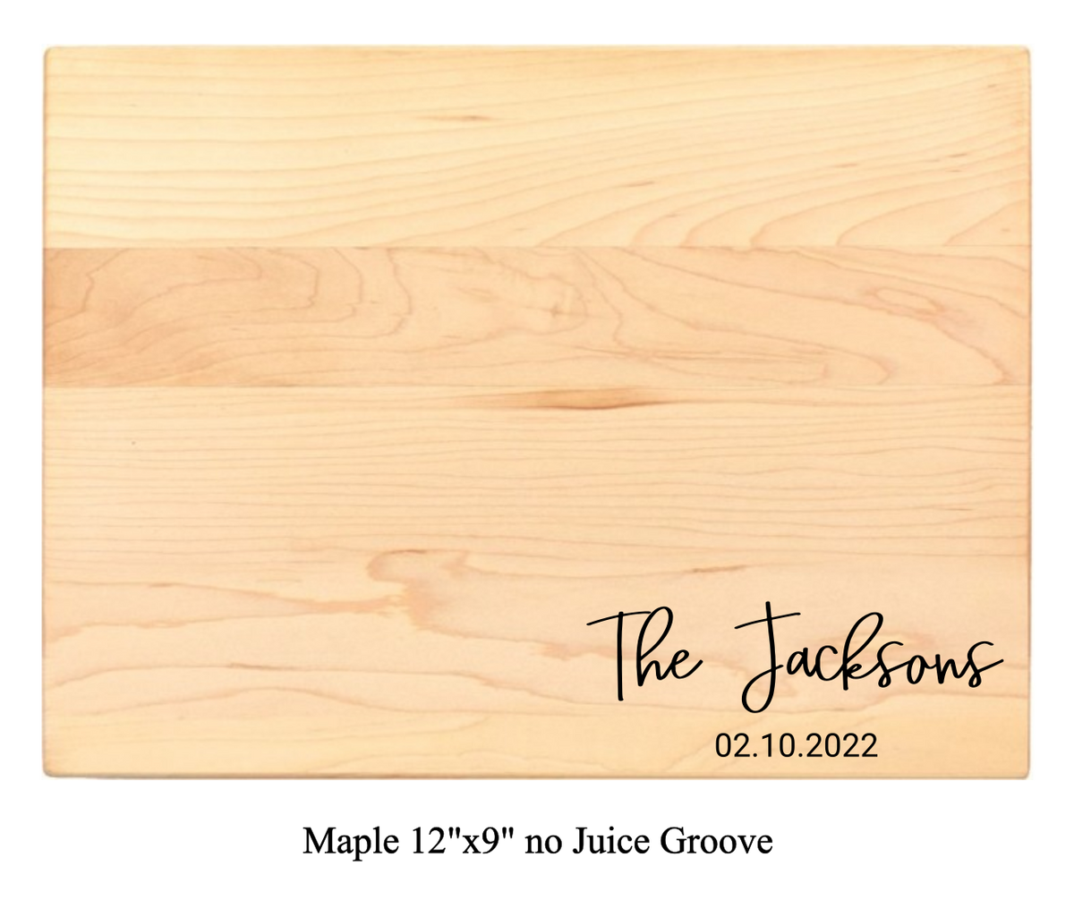 Family Style Personalized Cutting Board