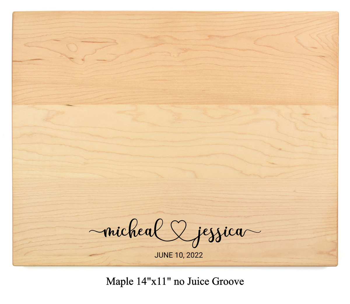 The Happy Couple - Personalized Cutting Board - 048
