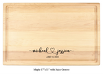 The Happy Couple - Personalized Cutting Board - 048 32