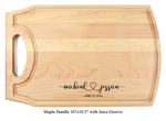 The Happy Couple - Personalized Cutting Board - 048 35