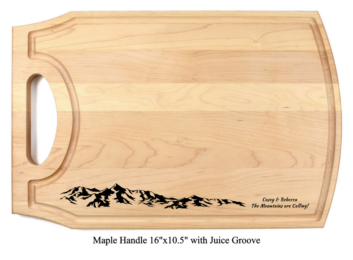 Personalized Cutting Board - The Mountains are Calling - 121