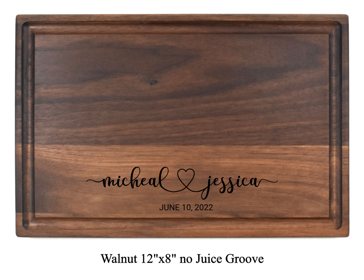 The Happy Couple - Personalized Cutting Board - 048