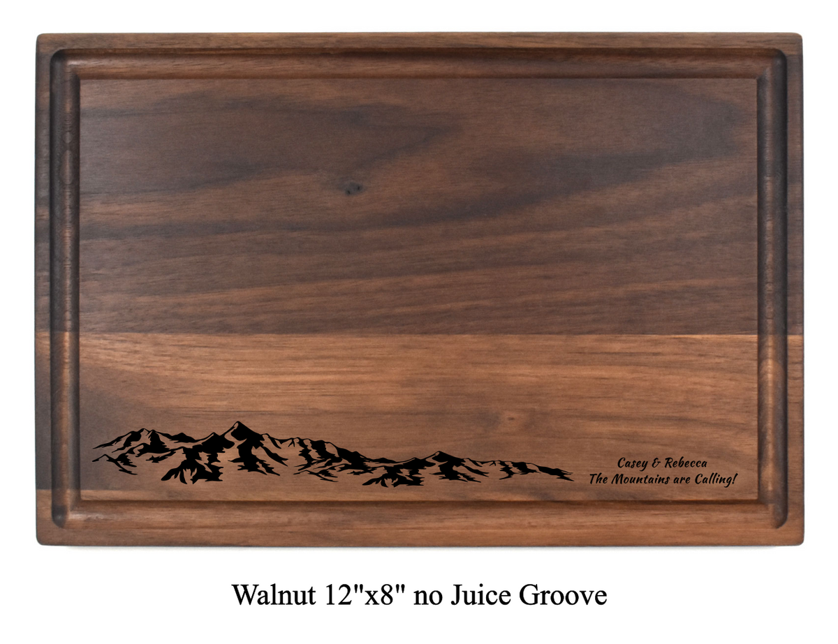 Personalized Cutting Board - The Mountains are Calling - 121
