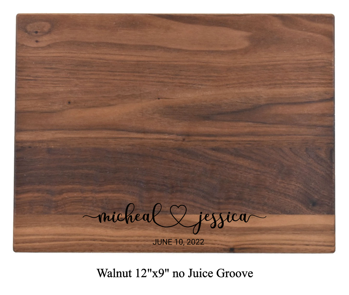 The Happy Couple - Personalized Cutting Board - 048