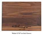The Happy Couple - Personalized Cutting Board - 048 19
