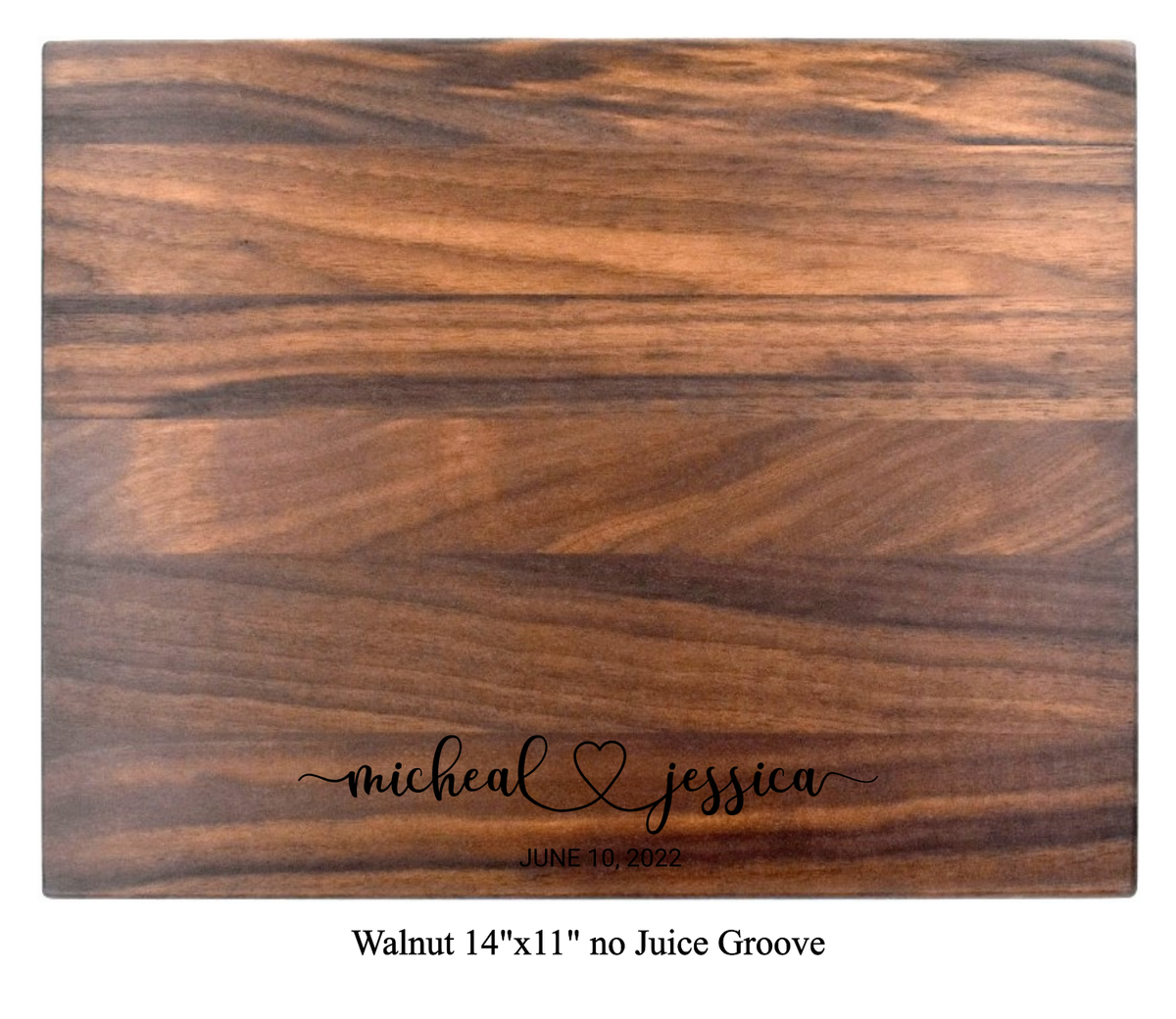 The Happy Couple - Personalized Cutting Board - 048