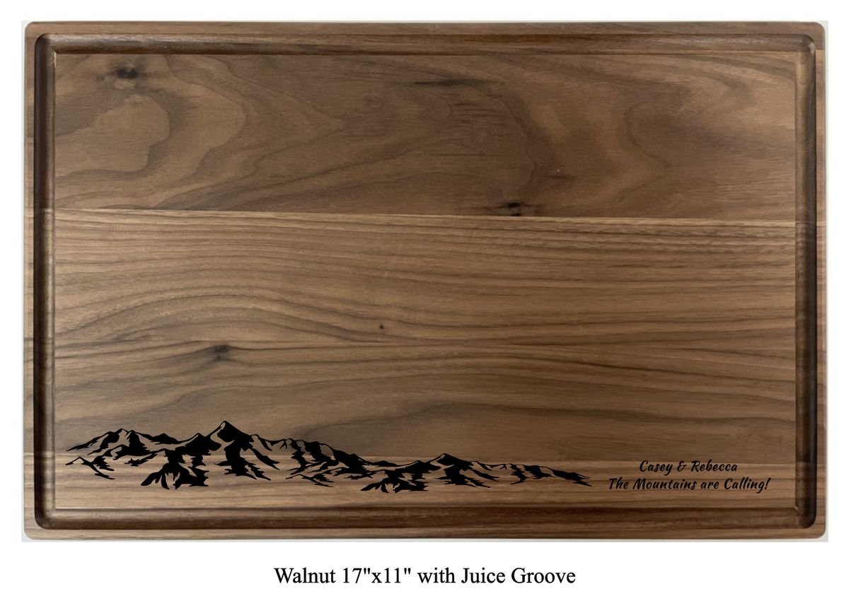 Personalized Cutting Board - The Mountains are Calling - 121