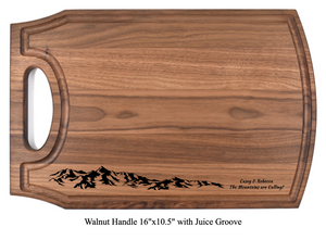 Walnut Hand. 10.5x16