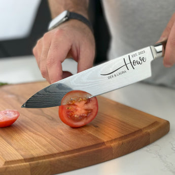 Family Name Gift - Personalized Chef Knife - 372