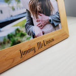 Memorial Gift - Custom Engraved Picture Frame - 074 3