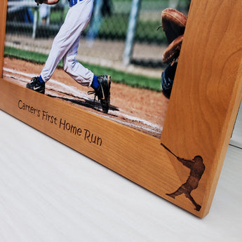 Baseball Lover - Custom Engraved Picture Frame - 067