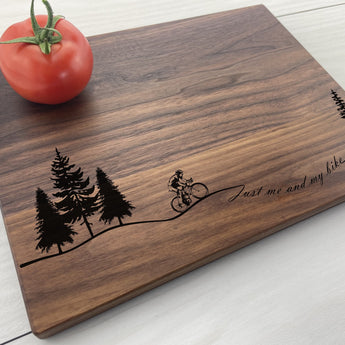 Male Biker - Personalized Cutting Board - 314