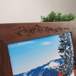 Ski Trip Memento - Custom Engraved Picture Frame - 058 3