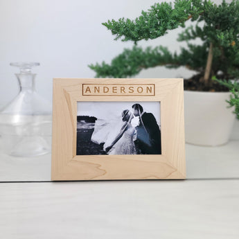 Family Name - Custom Engraved Picture Frame - 005