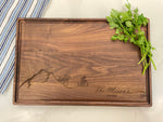The Biking Couple - Personalized Cutting Board 3