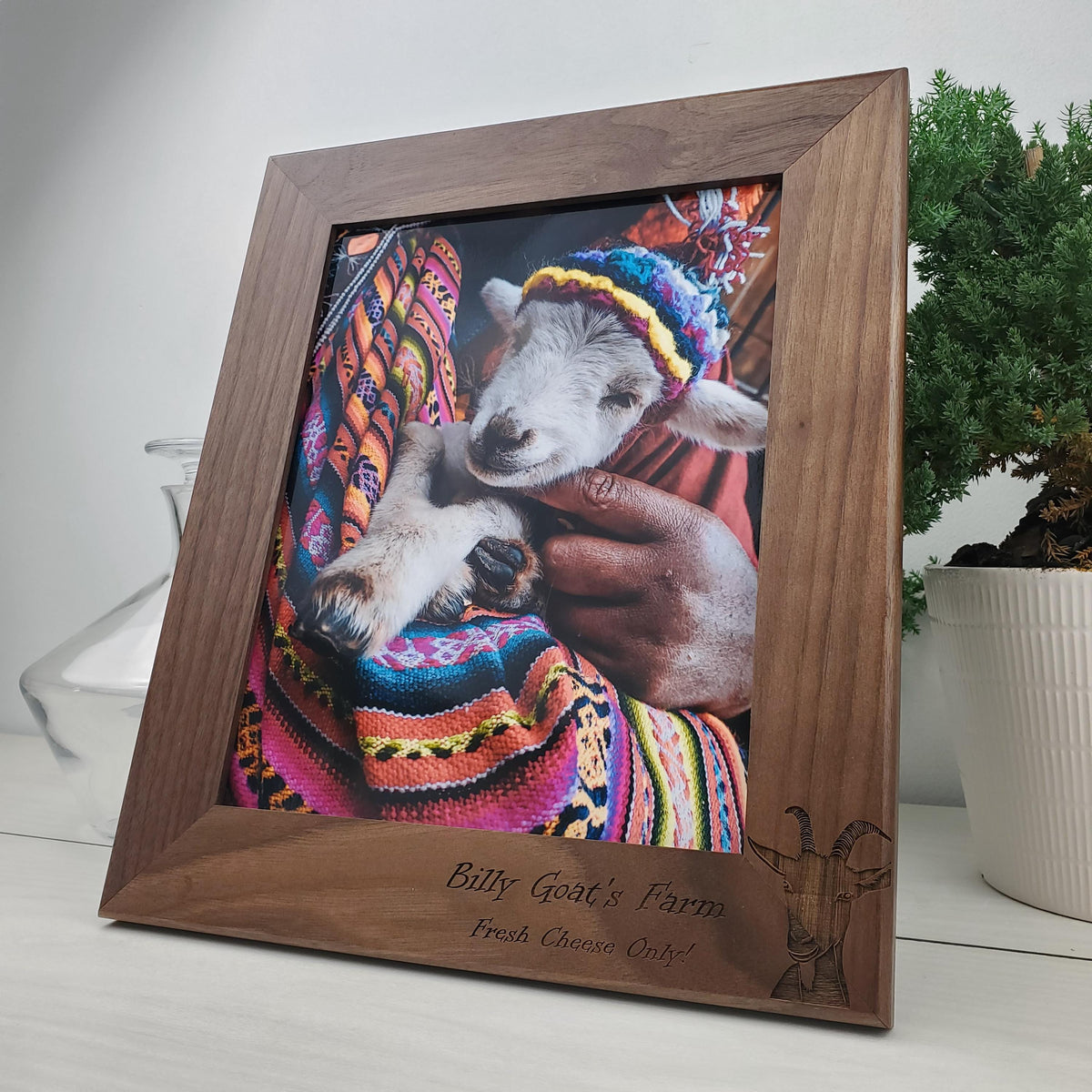 The GOAT - Custom Engraved Picture Frame - 039