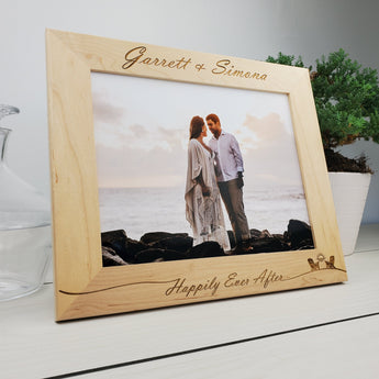 Happily Ever After - Custom Engraved Picture Frame - 013
