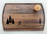 Female Cyclist - Personalized Cutting Board - 315 2