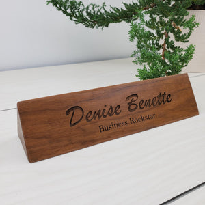 Desk Name Plate