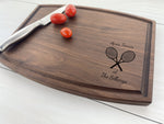 Tennis Rackets - Personalized Cutting Board - 318 1