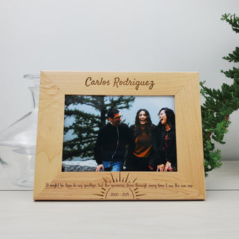 Sunshine - Custom Engraved Picture Frame - 075