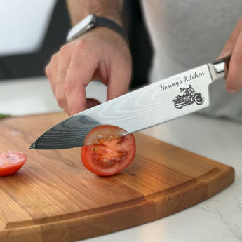 Motorcycle - Personalized Chef Knife - 115