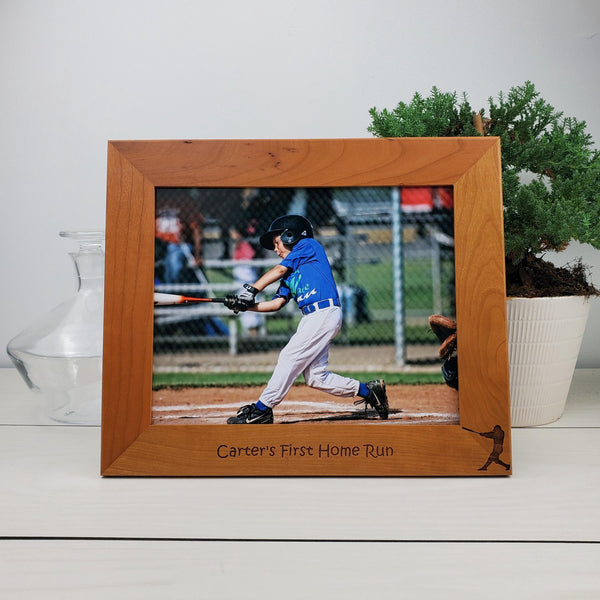 Baseball Lover - Custom Engraved Picture Frame - 067