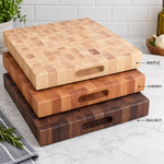 Personalized Coordinates End Grain Butcher Block 5