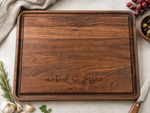 Couple in Love - Personalized Butcher Block - 048 4