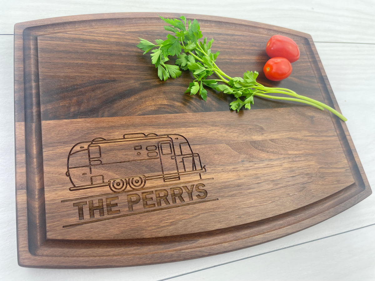 Road Trip RV - Personalized Cutting Board - 303
