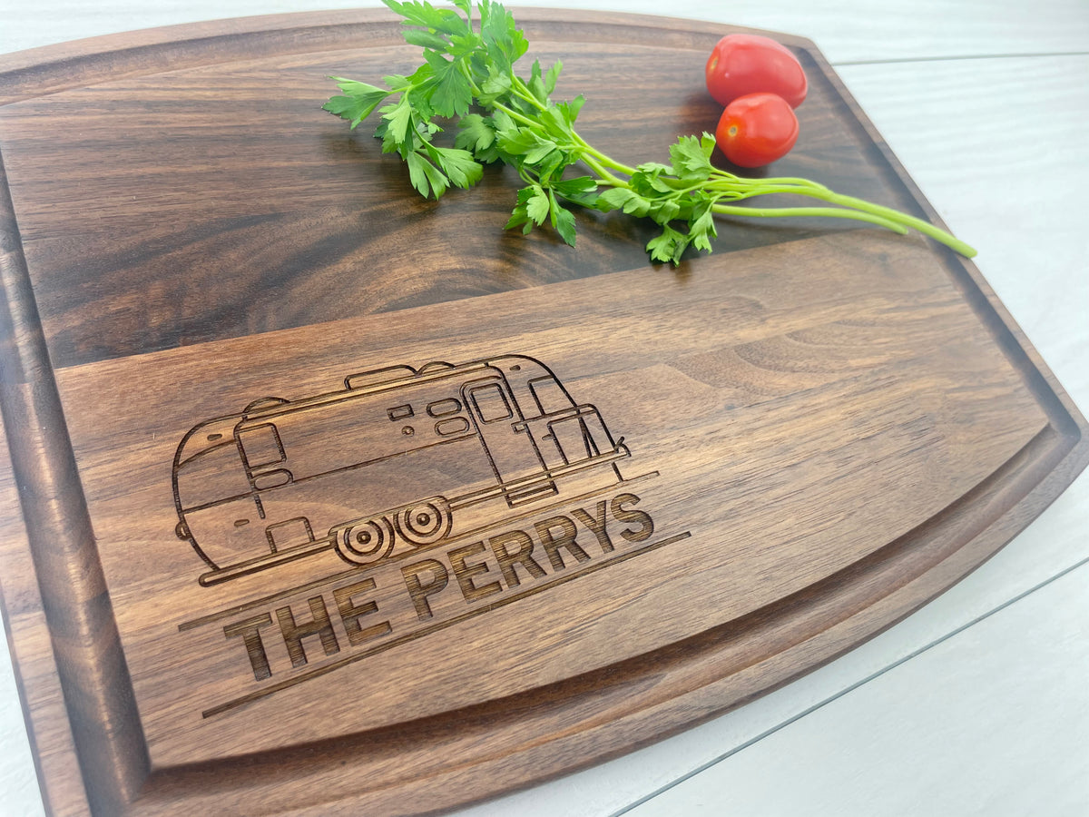 Road Trip RV - Personalized Cutting Board - 303