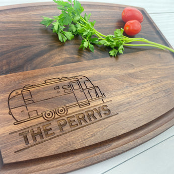 Road Trip RV - Personalized Cutting Board - 303