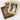 Stacked Wood Frames - Cat in Walnut