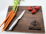 Gift for a Sailor - Personalized Cutting Board - 053 2