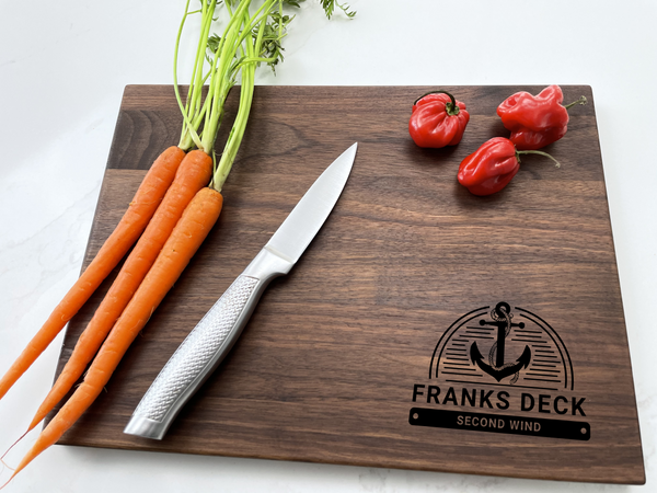 Gift for a Sailor - Personalized Cutting Board - 053