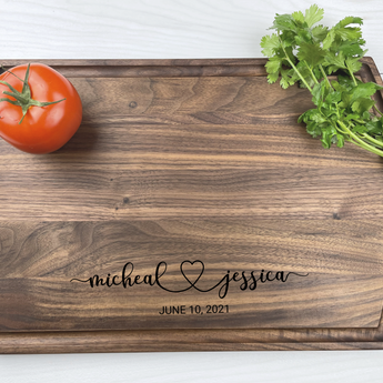 The Happy Couple - Personalized Cutting Board